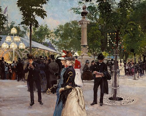 Sommerabend in Tivoli (1888)