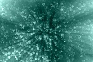 Une photo abstraite de perles de verre