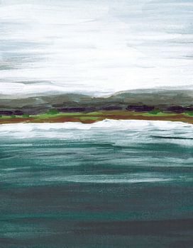 Serene Lake Horizon