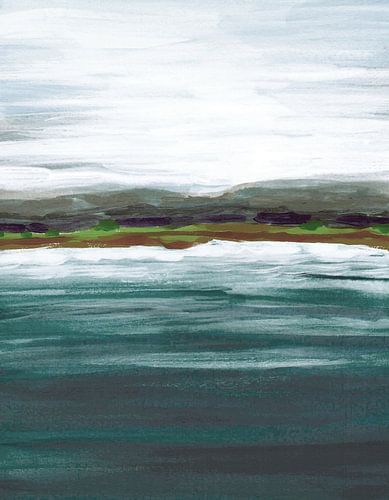 Serene Lake Horizon