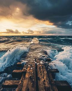 Goldene Stunde am Meer