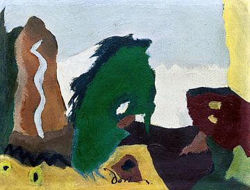 Arthur Dove - Voet van het meer (1938) van Peter Balan