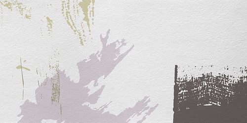 Abstracte minimalistische kunst in Wild Wonder Flexa kleuren IV