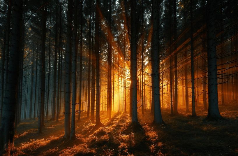 Die Schönheit der Vergänglichkeit im Herbstwald von fernlichtsicht