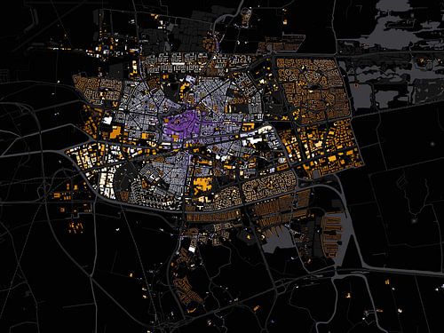 Map of Leeuwarden abstract