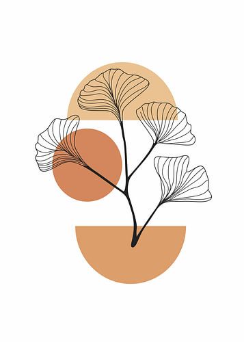 feuille de gingko boho