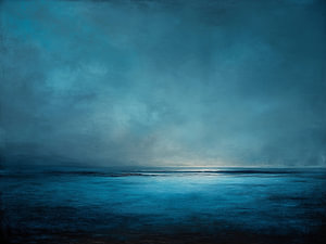 Blau vor dem Start
