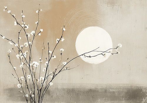 Bloementak voor de volle maan