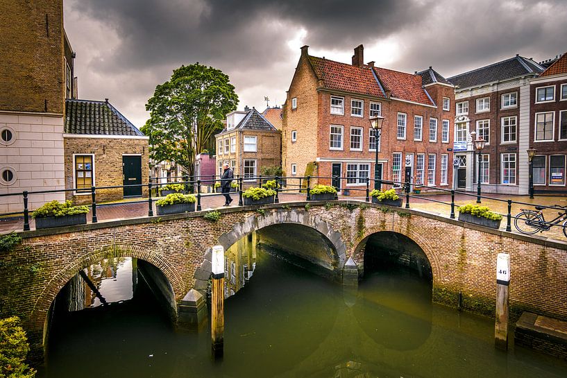 Paysage urbain du vieux Dordrecht par Danny den Breejen