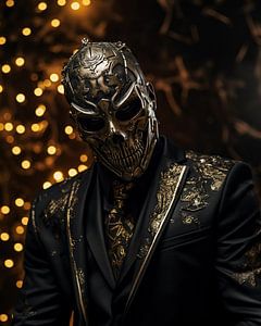 Mann mit Maske
