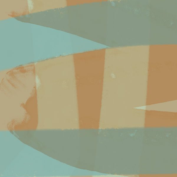 Neutral pastel colors. Lines and shapes no. 3_5 by Dina Dankers