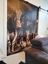 Customer photo: cows in a barn by Inge Jansen