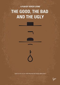 No090 My The Good The Bad The Ugly minimal movie poster by Chungkong Art