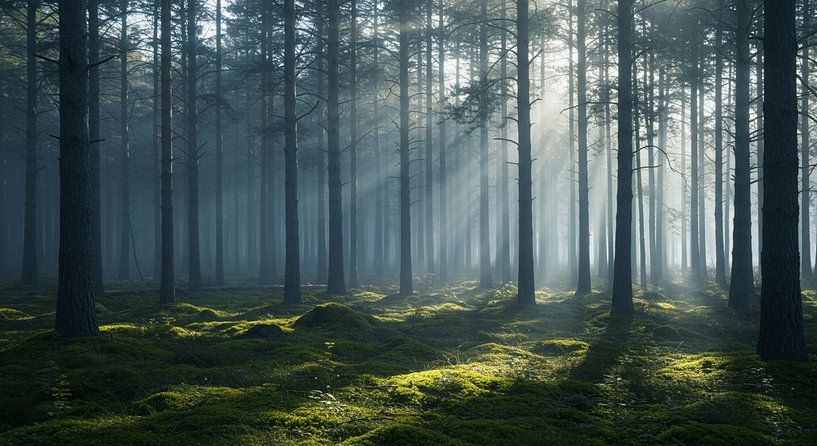 Enchanted sunny forest by ButterflyPix
