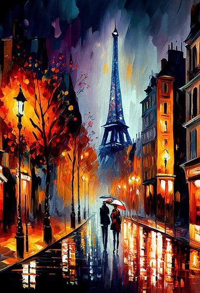 Paris im Regen von Bert Nijholt