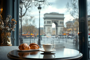 Frühstück in Paris