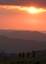 Simien Mountains Sunset van Gerard Burgstede thumbnail