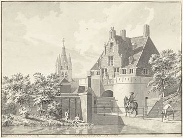 Le Waterslootse Poort à Delft, Gerrit Toorenburgh, 1761