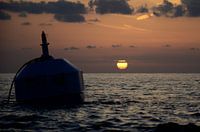 Sunset with buoy 