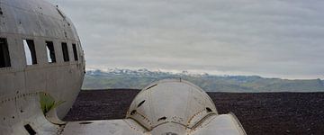Verlaten DC-3 op IJsland