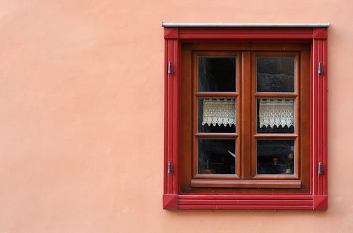 Ramen van een woonhuis in Quedlinburg