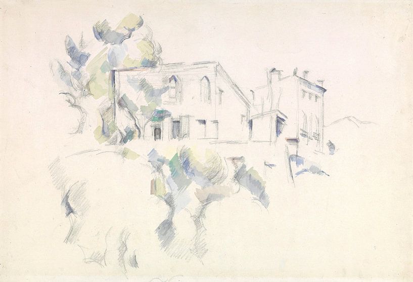 Blick auf das Château Noir, Paul Cézanne von Meisterhafte Meister