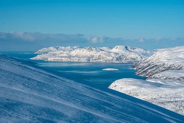 Winterlandschap rond Tromso van Leo Schindzielorz