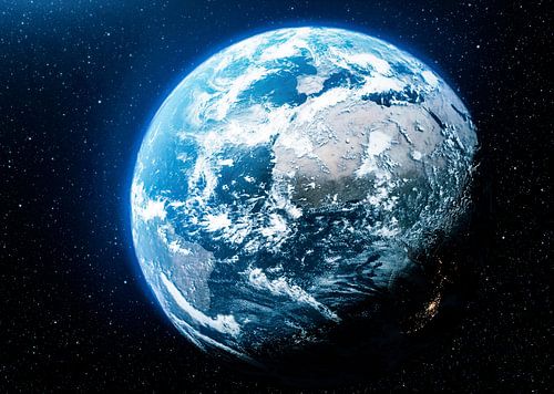Aarde vanuit het heelal