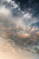 Zomerse avond lucht
