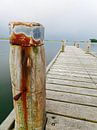 Eenzame houten steiger van Jan Radstake thumbnail