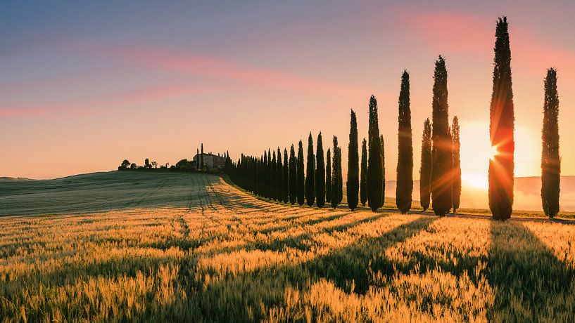 Sunrise Agriturismo Poggio Covili, Toscane par Henk Meijer Photography
