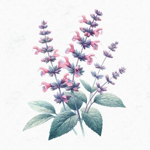Scent of wisdom - sage in bloom