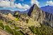 Breed panorama op de verborgen stad Machu Picchu, Peru van Rietje Bulthuis