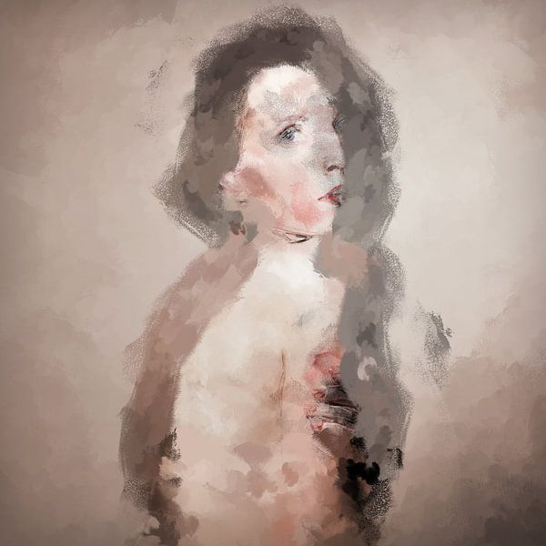 Unvollendetes Porträt (Kunst) von Art by Jeronimo