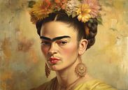 Frida poster kunstdruk van Niklas Maximilian thumbnail