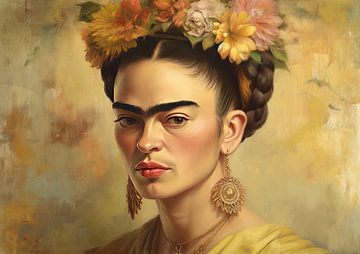 Frida Poster Kunstdruck von Niklas Maximilian