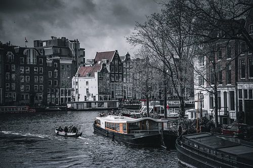 Amsterdam in the Netherlands is not just black and white