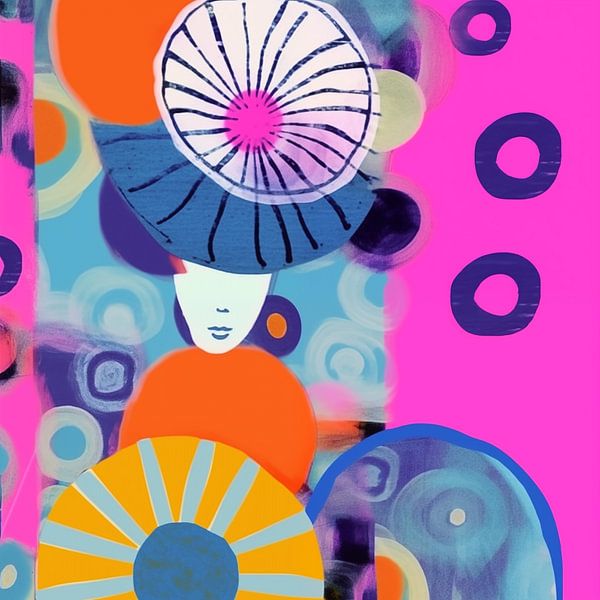 Femme au cercle lumineux par Bianca ter Riet