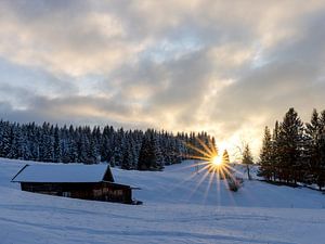 Winterstimmung in Krün- oberbayerische Idylle