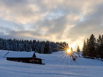 Winterse sfeer in Krün van Christina Bauer Photos