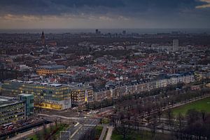 La nuit tombe sur La Haye