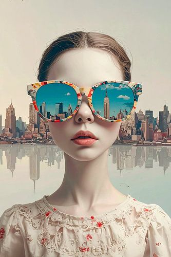 A pretty girl in the city...
