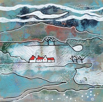 Seasonal Landscape - winter by Ariadna de Raadt-Goldberg