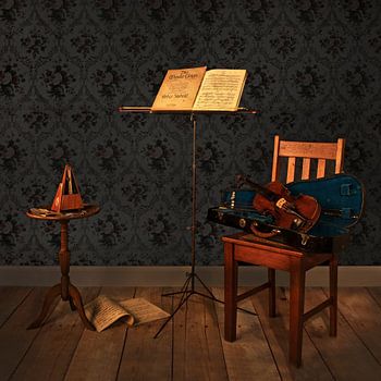 Nature morte Le violon miraculeux