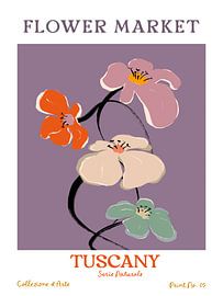 Flower Market Tuscany No 04 von Treechild