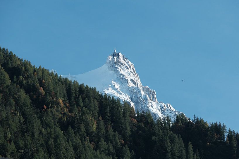 The Aiguille du Midi seen from the Chamonix Mont-Blanc resort by Luci Boreali