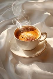 eine Tasse Kaffee oder Cappuccino von Egon Zitter