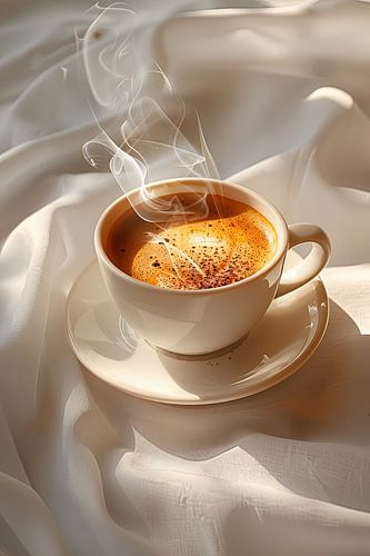 cup of coffee or cappuccino