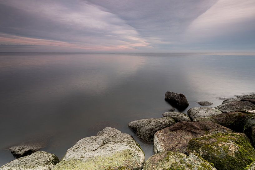 Début de journée calme et nuageux sur le Markermeer près d'Edam-Volendam par Bram Lubbers