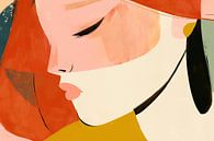 Abstract modern portret van ARTEO Schilderijen thumbnail